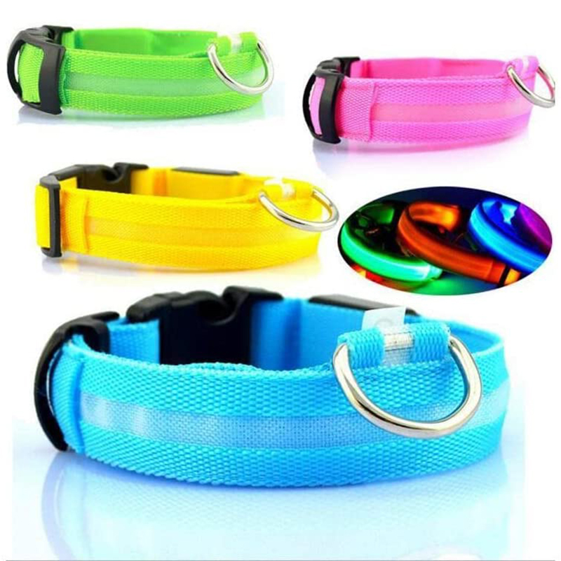 LED Glowing Dog Collars Rechargeable