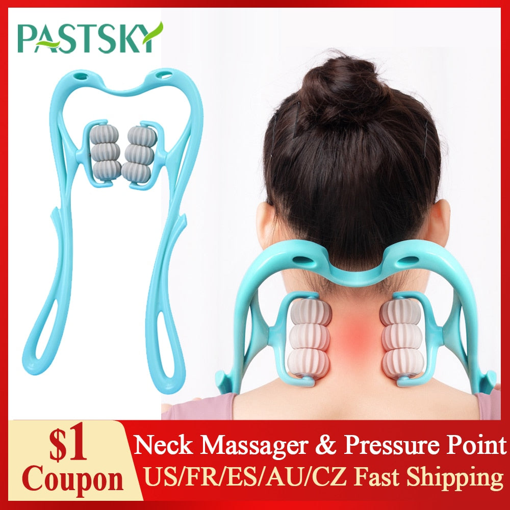 Neck Massage Pressure Point Therapy Roller