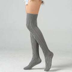 Winter Wool Over Knee Sock
